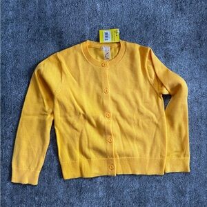 Primary Sunflower Yellow Kids Cardigan